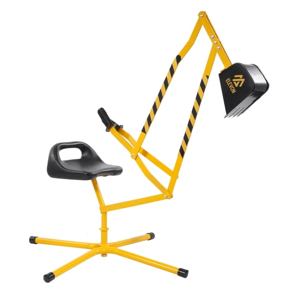Peekabu Kids Excavator Toy, Sand Digger Toy, Kids Excavator Crane Toy, Base Great for Sand, Dirt and Snow, Steel Outdoor Beach Toys