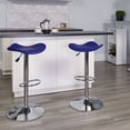 thumbnail image 2 of Flash Furniture Contemporary Vinyl Adjustable Height Barstool with Chrome Base, Multiple Colors, 2 of 6