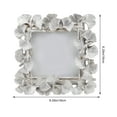 thumbnail image 2 of WHAMVOX 1Pcs 4Inch European Style Photo Frame Silver Resin for Home and Office Decoration, 2 of 5