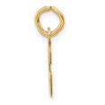 thumbnail image 2 of 14k Yellow Gold Small Slanted Block Letter G Initial Pendant, 2 of 3