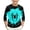 Cyan, variant on Spider Tshirt, Spider Clothes, Spider Costume, Spider Outfit, Spider Shirt, Red Cracked Spider Web T Shirt 3/4 Sleeve Superhero Graphic Tee Cosplay Costume Top for Halloween Party, Cyan 160