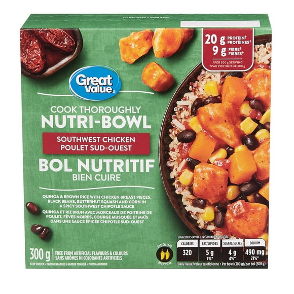 Great Value South West Chicken Nutri-Bowl, 300 g