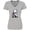 AC-Heather Grey, variant on Inktastic US Flag Westie Women's V-Neck T-Shirt