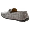 thumbnail image 3 of Franco Vanucci Men's Croco Embossed Driver loafers, 3 of 3