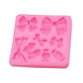 thumbnail image 3 of Necvior 4 Cavity 3D Bowknot Silicone Flexible Food Safe Mould Clay Resin Ceramics Candy Fondant Candy Chocolate Soap Mould, 3 of 12