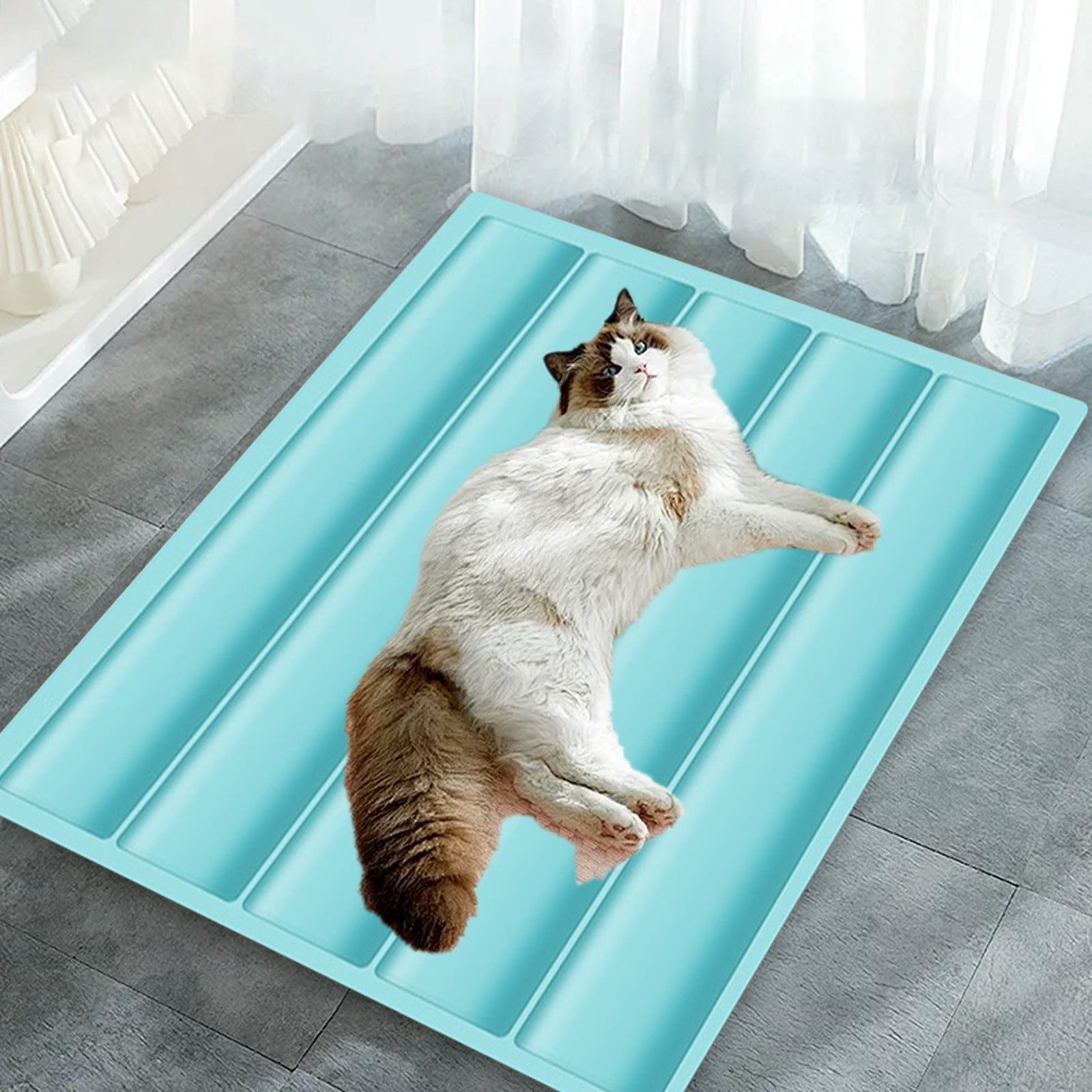 Pet Cooling Mat, Ice Gel Cushion for Dogs & Cats, Summer Cool Pad with Thickened Pressure Material, Waterproof Pet Bed, Portable Foldable Dog Cat Cooling Mat