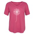 thumbnail image 4 of Pompotops Femmes Mode Décontractée Chemises Imprimées Manches Courtes T-Shirt Ample Hauts Blouse, 4 of 4