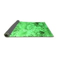 thumbnail image 2 of Ahgly Company Indoor Round Oriental Green Industrial Area Rugs, 3' Round, 2 of 4