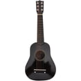 thumbnail image 3 of BRIGHTFUFU Guitarra acústica de 21 pulgadas, tamaño pequeño, portátil, de madera, para niños (negro), 3 of 8