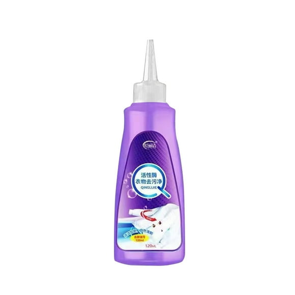 Limpiadores domésticos Descontaminación de ropa con enzimas activas Lavado limpio - Líquido quitamanchas 120 ml Para manchas de aceite Para manchas amarillas Quitamanchas instantáneo 120 ml Una picado