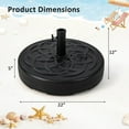 thumbnail image 3 of YYAo Heavy Duty Holder Stand, Market Umbrella Base,22 Inch Fillable Heavy-Duty Round Patio Umbrella Base Stand, 3 of 9