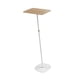 thumbnail image 5 of Práctico soporte de suelo para portátil, multiusos, estable, para sofá, mesa auxiliar, soporte móvil para portátil Blanco, 5 of 9