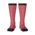 thumbnail image 2 of Lsque Ladybugs And White Dots Printed Crew Socks Men's Women's LightWeight Thin Casual Calf Socks ,Knee High Socks,Cotton Socks, 2 of 9