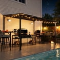 thumbnail image 3 of Leukture 10ft Wall Mounted Lean to Metal Awnings Bar Counter Accessories (No Awning), 3 of 5