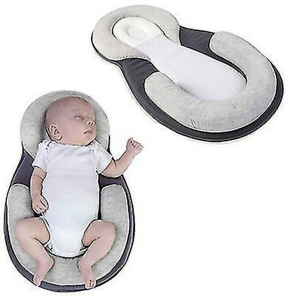 Almohada para la cabeza antiexcentrica de correccion de la cabeza del bebe almohada de posicionamiento de leche antidesbordamiento beige Walmart en linea