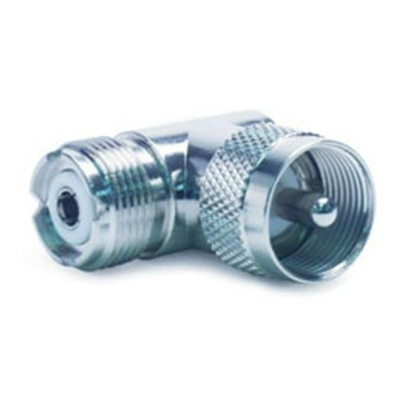 90 Degree L Connector - Pl-259 To So-239 (1 Each)