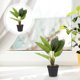 thumbnail image 4 of 1 pieza de simulación de planta verde para decoración del hogar, simulación de decoración de plantas en maceta., 4 of 7
