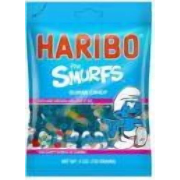 HARIBO 4 Oz. SMURFS Case Of 12 DELICIOUS