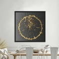 thumbnail image 3 of Abstract Art, Contemporary Art Canvas, Trendy Canvas Art, Kintsugi 3d Printed Canvas, Kintsugi Wall Art, Luxury Canvas, Black And Gold Art, Canvas Wall Decor - Natural Framed, 3 of 5
