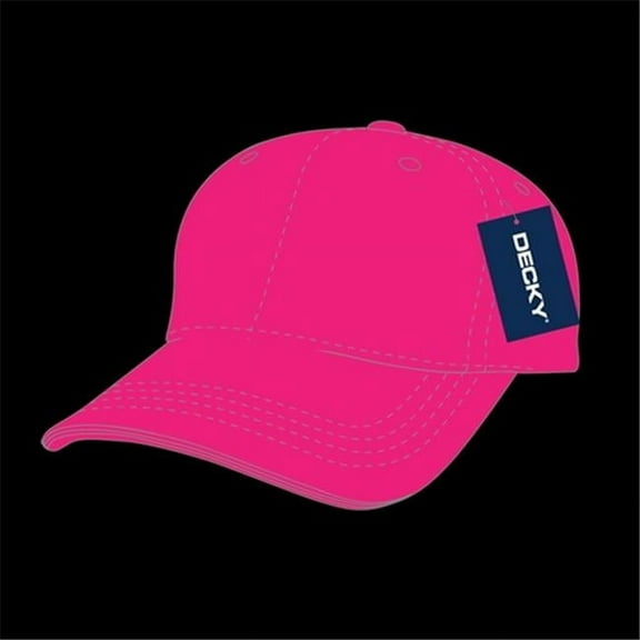 Relaxed Washed Cotton Caps, Hot Pink