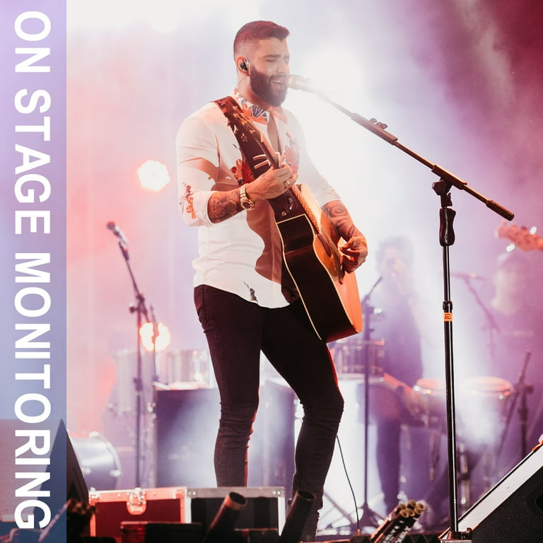 BASN MMCX in-Ear Monitors Headphones, Triple Drivers with Rich