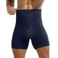 thumbnail image 2 of Blekii Men's High Waist Compression Underwear, Tummy Control Boxer Briefs for Sports, Warm Thermal Pants for Layering, Solid Color Comfort Trunks, Supportive Base Layer for Workouts, 2 of 5