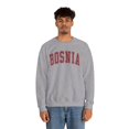 thumbnail image 5 of Bosnia Sweatshirt Gifts Crew Neck Shirt Long Sleeve Unisex, 5 of 7
