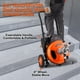 thumbnail image 5 of VEVOR Máquina de limpieza de drenaje de 50 pies x 3/8 pulgadas, máquina de serpiente, alimentación automática, limpiador de barrena de drenaje con 4 cortadores e interruptor, 5 of 9