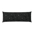 thumbnail image 2 of Picia Spider Web Black Body Pillow Cover - Super Soft Microfiber 20x54 Body Pillow Case - Envelope Closure, Wrinkle, Stain Resistant Body Pillow Cover,Elegant Bedding, 2 of 8