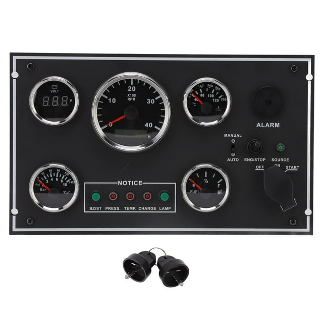 Oubit Gauge Cluster Panel,Tachometer Water Temp Meter Tachometer Voltmeter Panel Gauge Panel Tailored for Perfection