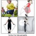 thumbnail image 3 of Paquete de 2 cuerdas para saltar con segmentos suaves y cuentas ajustables para hombres, mujeres y niños, sin enredos para mantenerse en forma, entrenar, hacer ejercicio, etc., 9 pies 4 pulgadas, 3 of 5