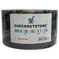 thumbnail image 2 of CheckOutStore 50 Grade A 16X DVD-R 4.7GB Shiny Silver (Shrink Wrap), 2 of 2