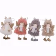 thumbnail image 1 of Christmas Angel Doll Hanging Ornament, 4 Pcs Cute Elk Plush Angel Ornaments for Christmas/Holiday/Party/Wedding, 1 of 5