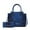 SD Royal Blue, variant on MKF Collection Miriam Women's Tote Handbag Croc-Embossed Vegan Leather Large Double Handles with Wallet by Mia K - Pink
