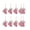 Pink, variant on 10Pcs Handmade Christmas Stocking Colorful Knitted Socks Elegant Present Bag Multicolors Holiday Ornament for Home