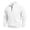 White, variant on cocolona Mens Half Zipper Pullover Sweatshirts Fall Winter Stand Up Collar Long Sleeve Shirts Solid Color Casual Tops