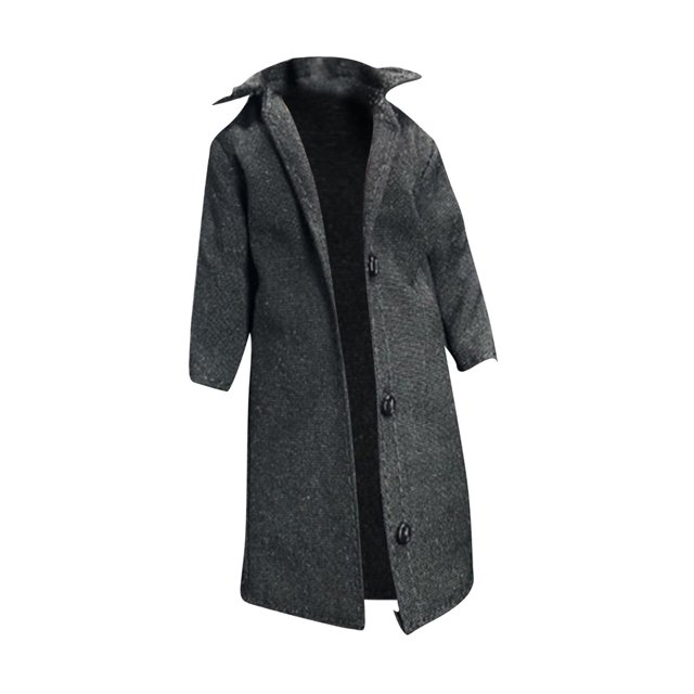 Accesorio de Vestir para Muñecas con Gabardina de con Botón para Regalo de Juego de Rol
