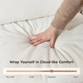 thumbnail image 5 of BERRY NEST Modular Sectional Boneless Couch, Oversized Cloud Sofa with High Back Pillows, No Assembly Required Couches for Living Room & Apartment, Comfy Seating for Families & Renters, Black, 5 of 9