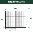 thumbnail image 4 of FXW Instant Dog Playpen, Portable Pet Fence for Outdoor, RV Trips, and Camping, 45inch, 4 Panels for Large Dogs│Patented, 4 of 5