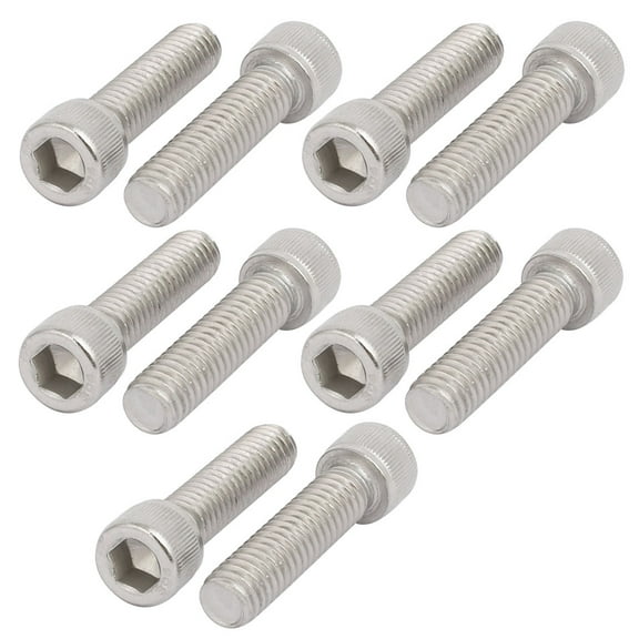 5/16"-18 x 1-1/4" 304 Stainless Steel Hex Socket Head Cap Screws 10pcs