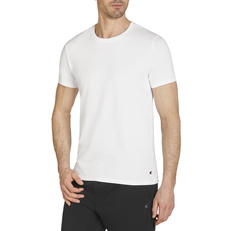 Champion Men's Crew Tee 3-Pack Cotton Flex photo 2