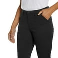 thumbnail image 2 of Banana Republic High Rise Women's Twill Pants, Black, Size 8, 2 of 5