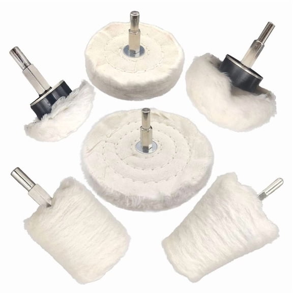 WQNZMADO Buffing Wheel for Drill Buffing Pad Polishing Wheel Kits Wheel Shaped Polishing Tool for Metal Aluminum Stainless Etc