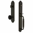 thumbnail image 4 of Grandeur Arc Single Cylinder Handleset with F Grip and Coventry Knob, 4 of 5