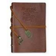 Divinity Boutique Journal with Eagle Charm, Wings Like Eagles (22877), Brown