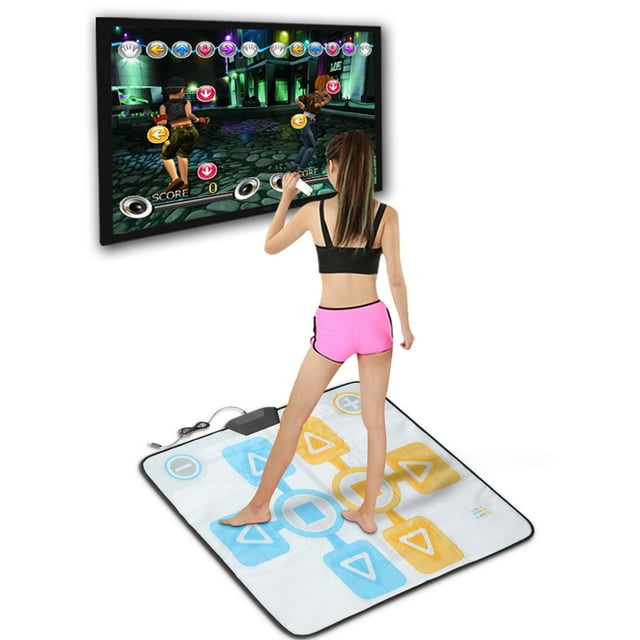 NonSlip Party 2 Dancing Pad Dance Mat Compatible for Nin Wii Game Console Active Life Games