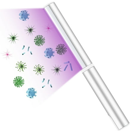 Generic 2-in-1 UV Light Sanitizer Travel Wand Portable UV Light Lamp for Home, Travel, Car