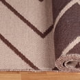 thumbnail image 5 of Superior Zig-Zag Indoor/ Outdoor Area Rug, 3' 6" x 5' 6", Beige, 5 of 10