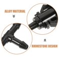 thumbnail image 3 of Windshield Fluid Hose Replacement Kit Car Automotive Replacement Black Rubber Plastic for Quick Spraying 1 Set, 3 of 4