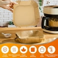 thumbnail image 3 of LEINING Non-Stick Square Parchment Air Fryer Liners (100 Count), 3 of 5